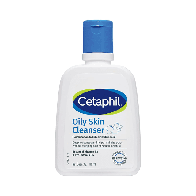 Cetaphil Oily Skin Cleanser | Deep Cleansing & pH Balanced | 118ml