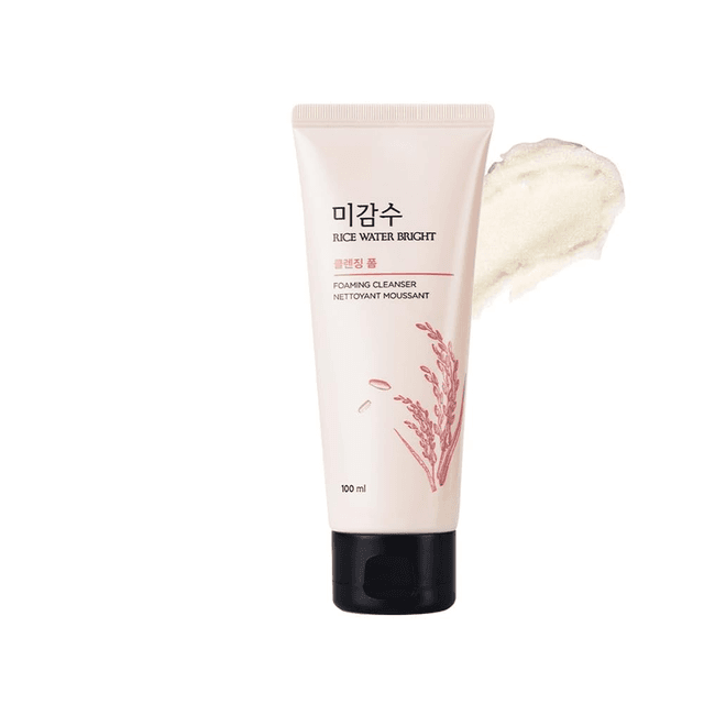 The Face Shop Rice Water Bright Foaming Face Wash | Korean Skincare | 100ml
