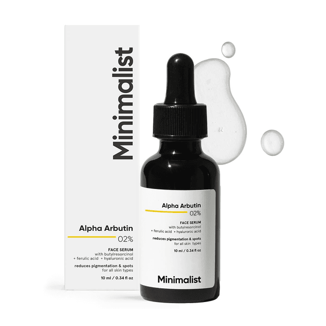 Minimalist 2% Alpha Arbutin Serum | Dark Spots & Hyperpigmentation | 10ml